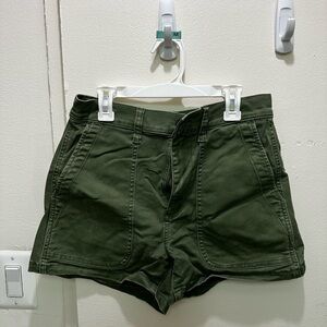 Madewell Dark Green Women's Cargo Shorts